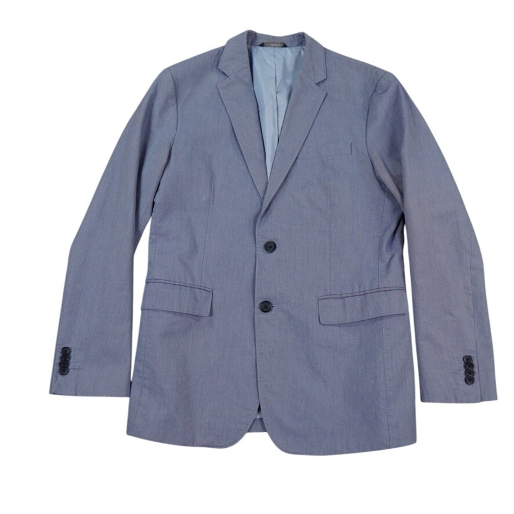 Banana Republic Sport Coat Mens 38R Blue Standard Fit Cotton‎ Blazer Lightweight